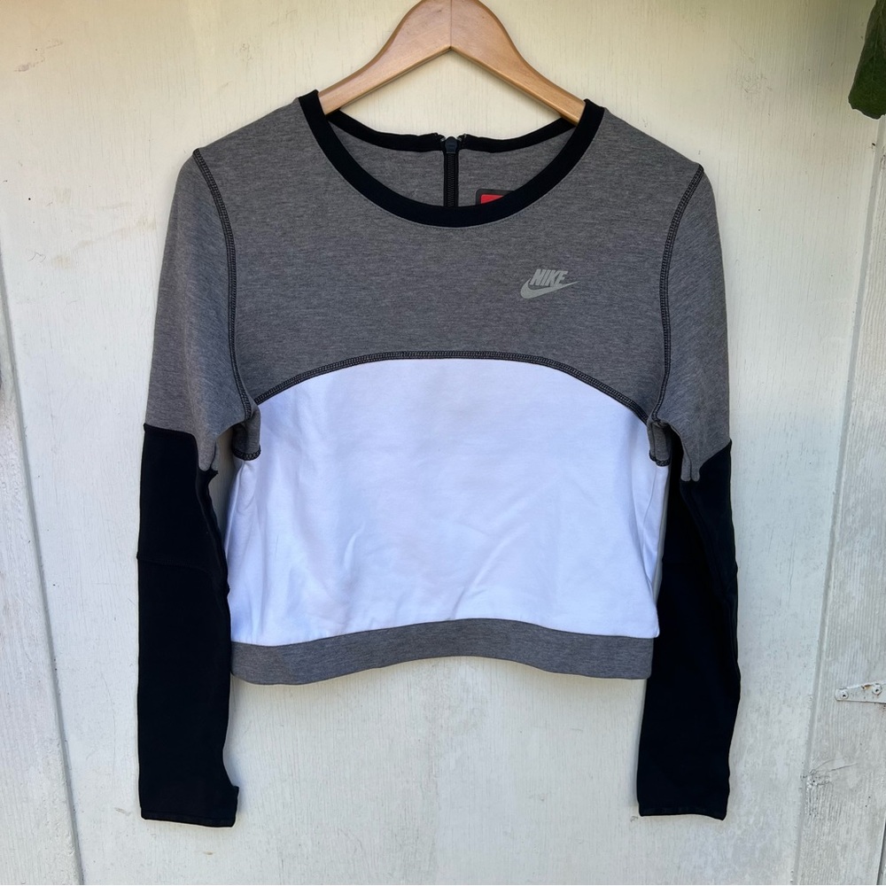 Nike Long Sleeve Shirt with Zipper Accent Size Large
